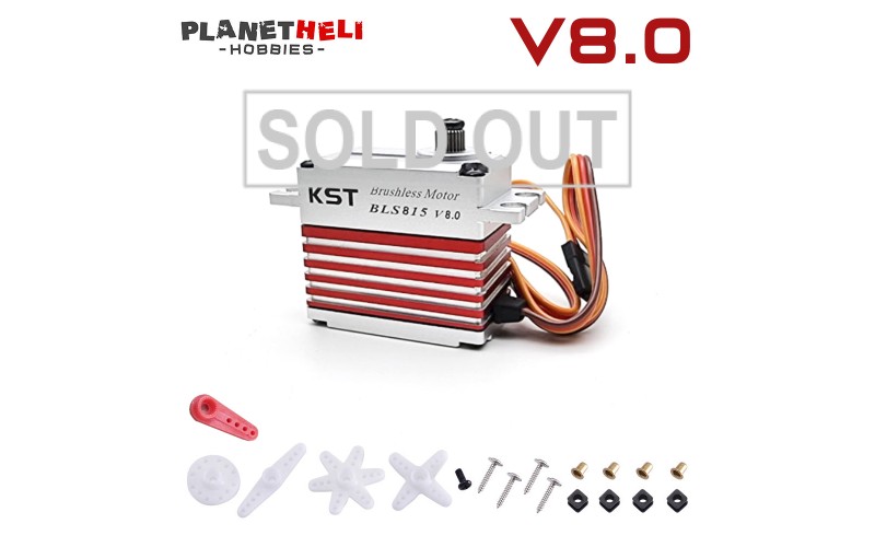 KST Servo BLS815 V8.0 HV Brushless High Voltage Cyclic Servo for 550-700 Helicopter